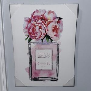 COCO CHANEL PRINT ON CANVAS